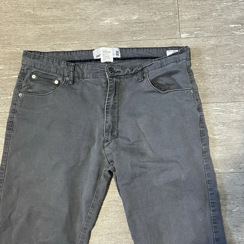 Paper Denim & Cloth Pants Mens 36x30 Cotton Cream Casual Chino Khaki